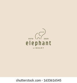 Elephant logo icon illustration vector template