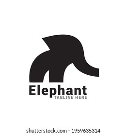 Elephant logo icon vector template.