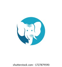 Elephant logo illustration vector icon 