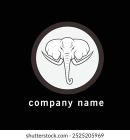 Das Elefantenlogo steht für Weisheit und Stabilität, die häufig von Unternehmen verwendet werden, die Vertrauenswürdigkeit vermitteln möchten