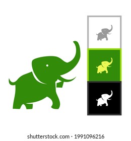 elephant logo silhouette for elegant ,logo your company