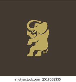 The elephant logo is a simple animal symbol or icon