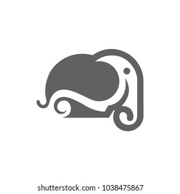 elephant logo template