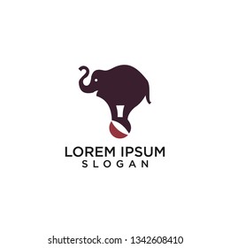 elephant logo template