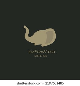 Elephant Logo template. Elephant logo sign vector illustration set design