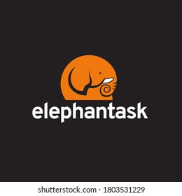 Elephant logo template, this logo can be used by professional product or company