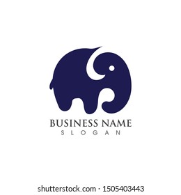 Animal Elephant Logo Icon Symbol Emblem Stock Vector (Royalty Free ...