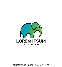 Elephant Logo Template vector Illustration