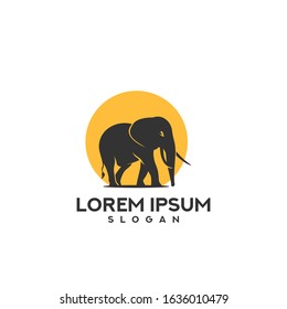Elephant Logo Template vector Illustration