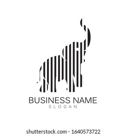 Elephant Logo Template Vector Illustration design