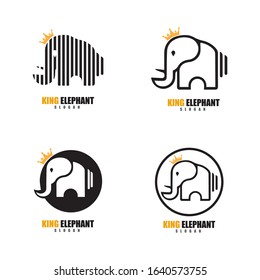Elephant Logo Template Vector Illustration design