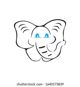 Elephant Logo Template Vector Illustration design