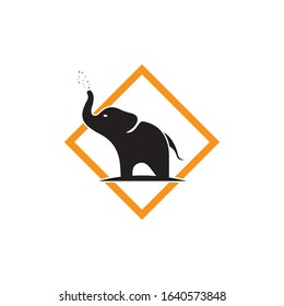 Elephant Logo Template Vector Illustration design
