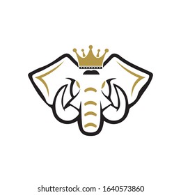 Elephant Logo Template Vector Illustration design