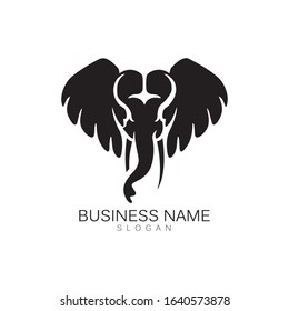 Elephant Logo Template Vector Illustration design