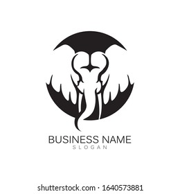 Elephant Logo Template Vector Illustration design