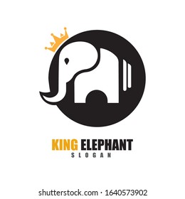 Elephant Logo Template Vector Illustration design