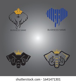 Elephant Logo Template Vector Illustration design