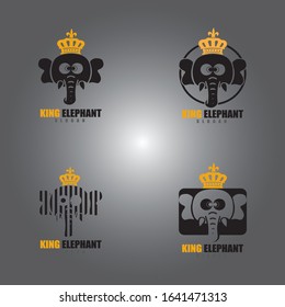 Elephant Logo Template Vector Illustration design