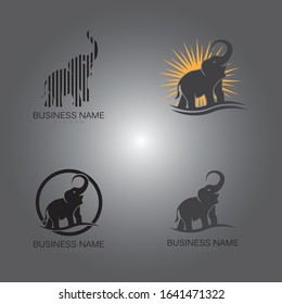 Elephant Logo Template Vector Illustration design