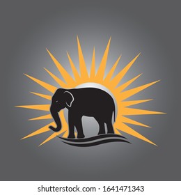 Elephant Logo Template Vector Illustration design