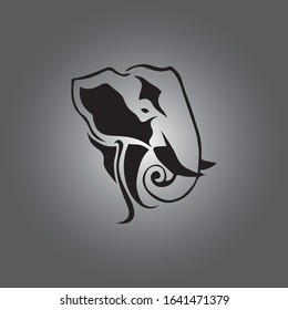 Elephant Logo Template Vector Illustration design