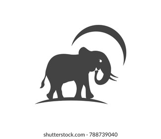 Elephant Logo Template Vector Illustration design