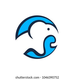 elephant logo vector