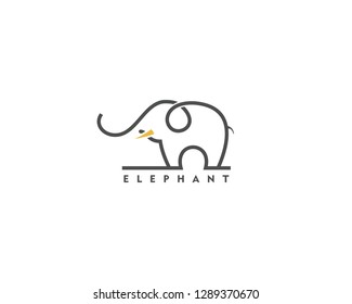 Elephant Logo Vector