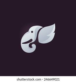 Elephant Logo Vector