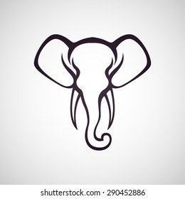 Elephant Logo Vector