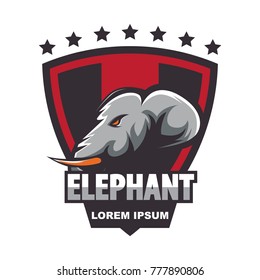 Elephant Logo Vector