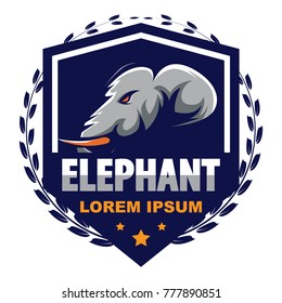 Elephant Logo Vector