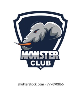 Elephant Logo Vector