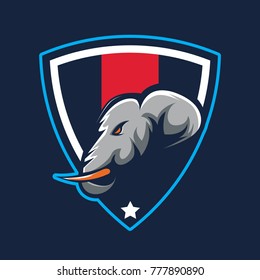 Elephant Logo Vector