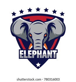 Elephant logo vector