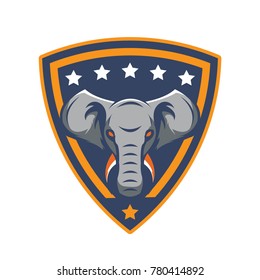 Elephant logo vector