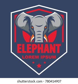 Elephant logo vector