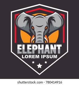 Elephant logo vector