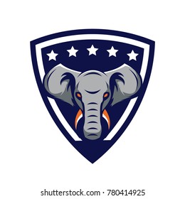 Elephant logo vector