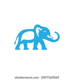 Vector de logotipo de elefante para negocios