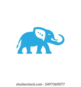 Elephant logo vector for business