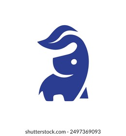 Elephant logo vector for business