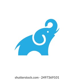 Vector de logotipo de elefante para negocios