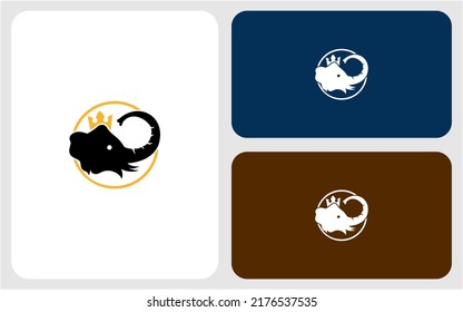 Elefantenlogo, Vektordesign-Kunst