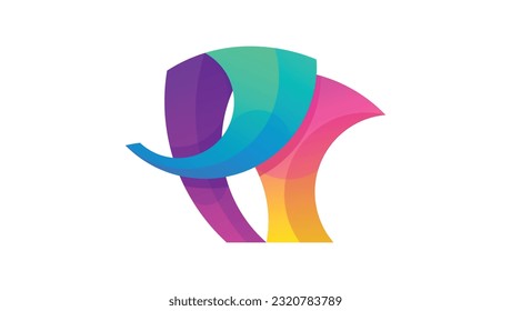 elephant logo vector design template