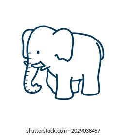 elephant logo vector design template.elephant icon illustration.