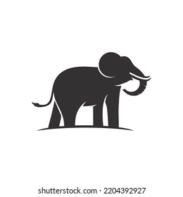 Elephant logo vector icon concept illustration design 