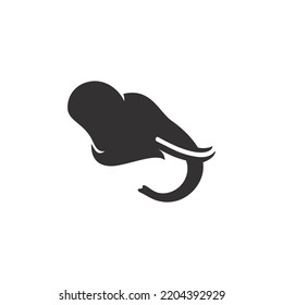 Elephant logo vector icon concept illustration design 