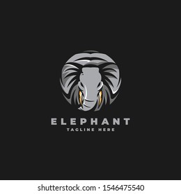 Elephant Logo Vector Icon Illustration